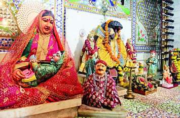 janmashtami : statue of yashoda mata reached in 228 days from jaipur Janmashtami : 228 साल पहले 40 दिन में बैलगाड़ी से यहां पहुंची थी यशोदा माता की प्रतिमा