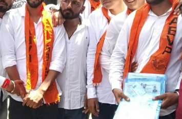 Nominations filed by candidates in student union elections, today the छात्र संघ चुनावों में उम्मीदवारों ने दाखिल किए नामांकन, आज साफ होगी पूरी तस्वीर