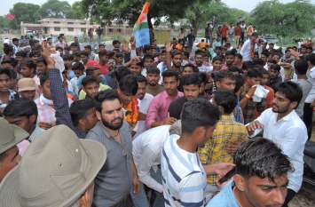 Student organizations showed their strength like this छात्र संगठनों ने यूं दिखाई अपनी ताकत