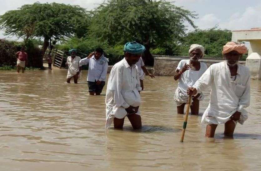 लूनी नदी का पानी नेहड़ में इस तरह बढ़ा रहा परेशानी लूनी नदी का पानी नेहड़ में इस तरह बढ़ा रहा परेशानी