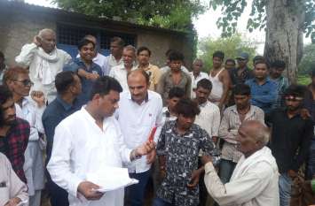 MLA many villages and knew people's problems विधायक ने कई गांवों में घुमकर जानी लोगों की समस्याएं