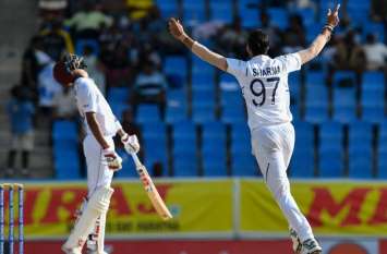 India vs West Indies first test match, Ishant Sharma took five wickets इस भारतीय गेंदबाज ने मचा दिया 'गदर', पहले स्पेल में रहे 'साधारण' दूसरे में 'असाधारण'