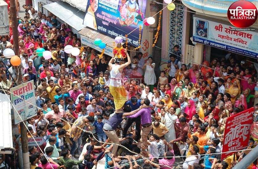 Krishna Janmashtami celebrated in Pali Rajasthan Krishna Janmashtami celebrated in Pali Rajasthan