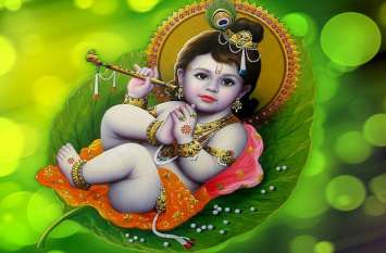 janmashtami 2019: janmashtami celebration in govind devji mandir रात 12 बजते ही बज उठे घंटे-घड़ियाल, हवाई गर्जनाओं के दौरान जन्मे कान्हा