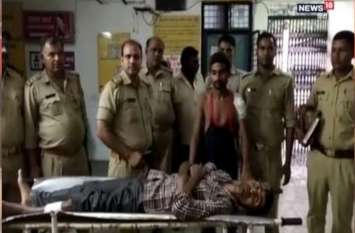 Encounter between police and cow smugglers पुलिस और गो तस्करों के बीच मुठभेड़, चली गोलियां, सिपाही सहित तीन घायल