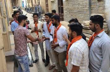 All candidates involved in campaigning in jaisalmer colleges All candidates involved in campaigning in jaisalmer colleges