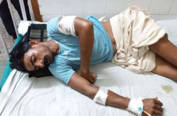 करौली में भालू के हमले में किसान घायल करौली में भालू के हमले में किसान घायल