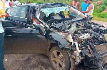 Two people died in an accident घूमने जा रहे युवकों को सतनवाड़ा खींच लाई मौत