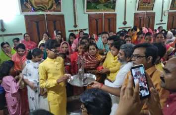 Birthday of Lord Mahavir celebrated with joy हर्षोल्लास के साथ मनाया गया भगवान महावीर का जन्मोत्सव