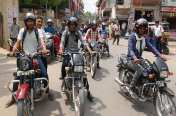 new motor vehicle act news jhunjhunu अब बिना हेलमेट मोटर साइकिल चलाई तो एक हजार, शराब पीकर वाहन चलाया तो 10 हजार रुपए की लगेगी चपत, लाइसेंस भी होगा निलंबित