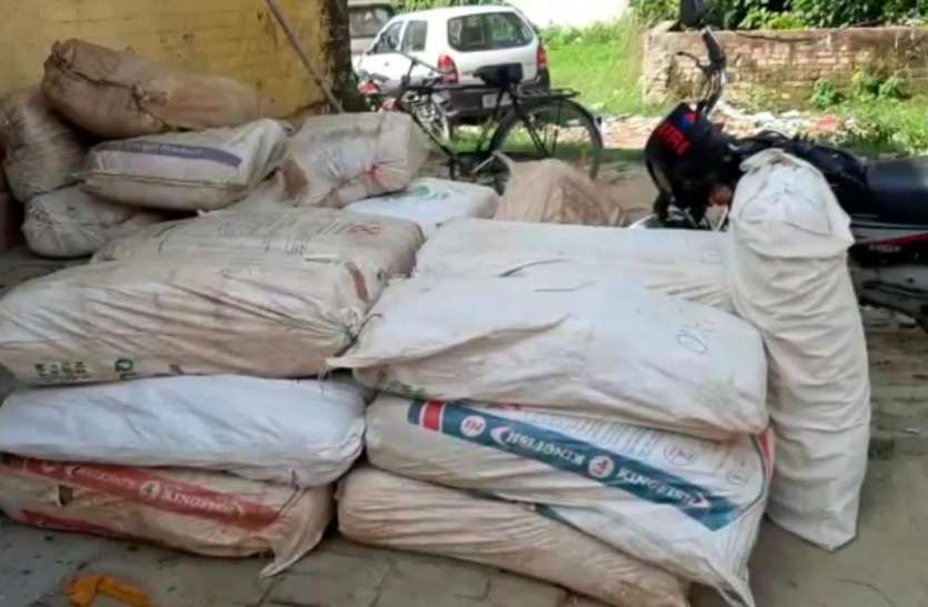 UP STF and Narcotics Department apprehended four crore drugs यूपी एसटीएफ और नारकोटिक्स की संयुक्त कार्यवाही में अयोध्या से चार करोड़ का गांजा बरामद