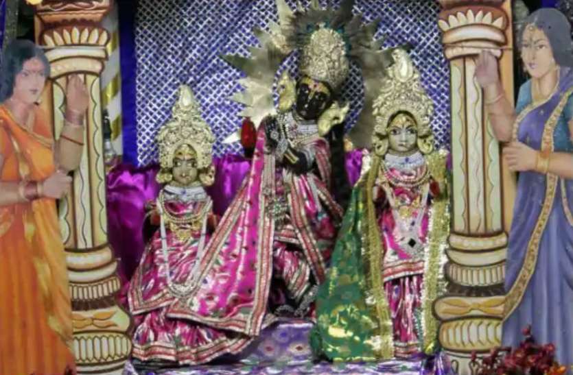 murli manohar temple प्रेम की निशानी है यह मंदिर, राधा-कृष्ण के साथ यहां विराजमान हैं रुक्मिणी