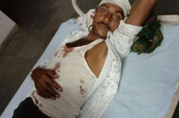 Thief gang raids Redwas village, half a dozen people injured in Bhilwara Thief gang raids Redwas village, half a dozen people injured in Bhilwara