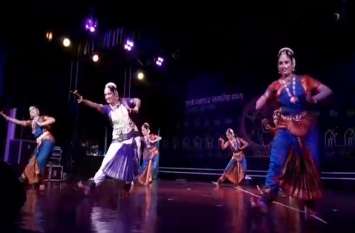 chakradhar samaaroh : bharatanaatyam nrtyaangana ne nrty chakradhar sa चक्रधर समारोह : भरतनाट्यम नृत्यांगना ने नृत्य के माध्यम से दशानन अवतार का दर्शन, लोगो ने कार्यक्रम की भरपूर सराहना की...