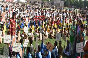 mahatma gandhi 150th birth anniversary- Three day program start गांधी जी की 150वीं जयंती पर तीन दिवसीय कार्यक्रम का आगाज