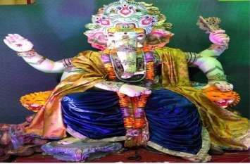 Ganeshotsava, Ganpati Festival In Udaipur भगवान गणेश को चढ़ाए 151 किलो आलू के पकाैैड़े और 201 किलो दूध की खीर का भोग