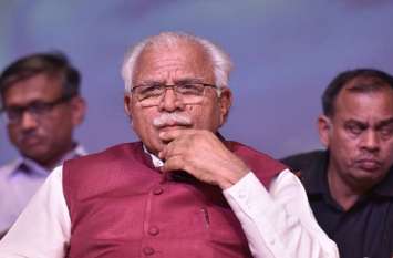 CM Manohar Lal Khattar Threat BJP Leader I will cut your neck धारदार हथियार के साथ खट्टर ने अपने ही नेता को दी धमकी, कहा- गर्दन काट दूंगा तेरी