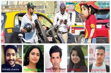 memes and jokes on new traffic rules in India मीम्स और जोक्स में झलक रहा नए टै्रफिक रूल्स का दर्द, जोधपुर के युवाओं ने यूं रखी अपनी बात