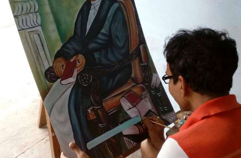 Can't send the art across the border to the artist उपकाशी की कला को सरहद पार कैंसे भेजे नहीं सूझ रहा कलाकार को