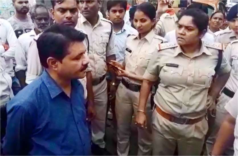 Lady SI posted in Satna Kotwali how alleged journalist heard