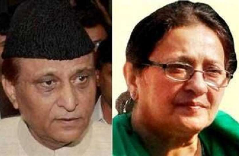 azam-khan-wife-tazeen-fatima.jpg Breaking- Akhilesh Yadav के आने से पहले आजम की पत्नी पर लगा फांसी घर की जमीन कब्जाने का आरोप