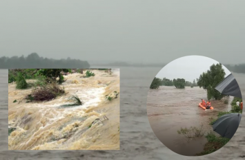 Heavy Rains Continue in Rajasthan : Flood in Jhalawar, Kota राजस्थान : झालावाड़ में बाढ़ के हालात, सेना बुलाई, सभी नदियां खतरे के निशान से ऊपर, कई लोग बेघर