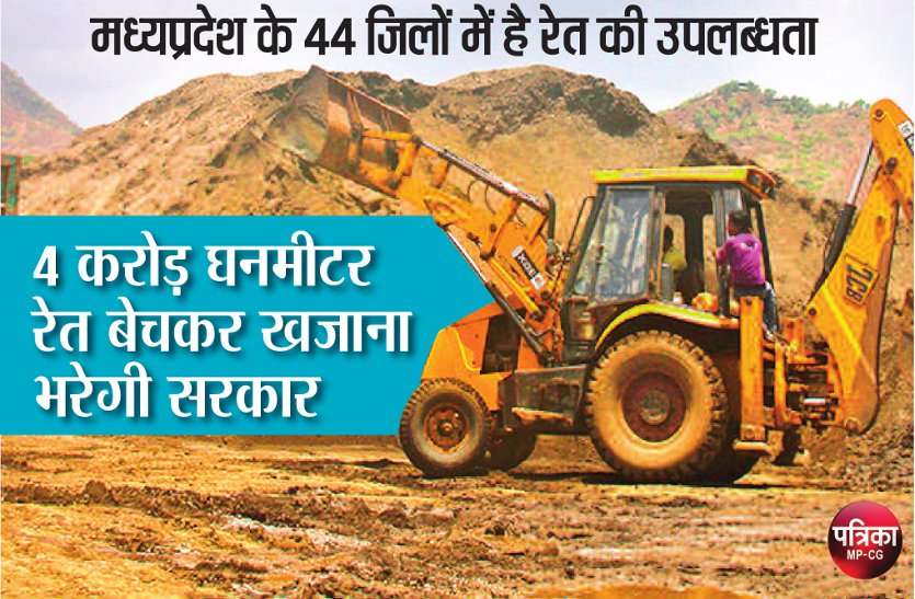 MP Government will earn by selling sand in three years अगले तीन साल में ढाई गुना रेत बेचकर खजाना भरेगी कमलनाथ सरकार