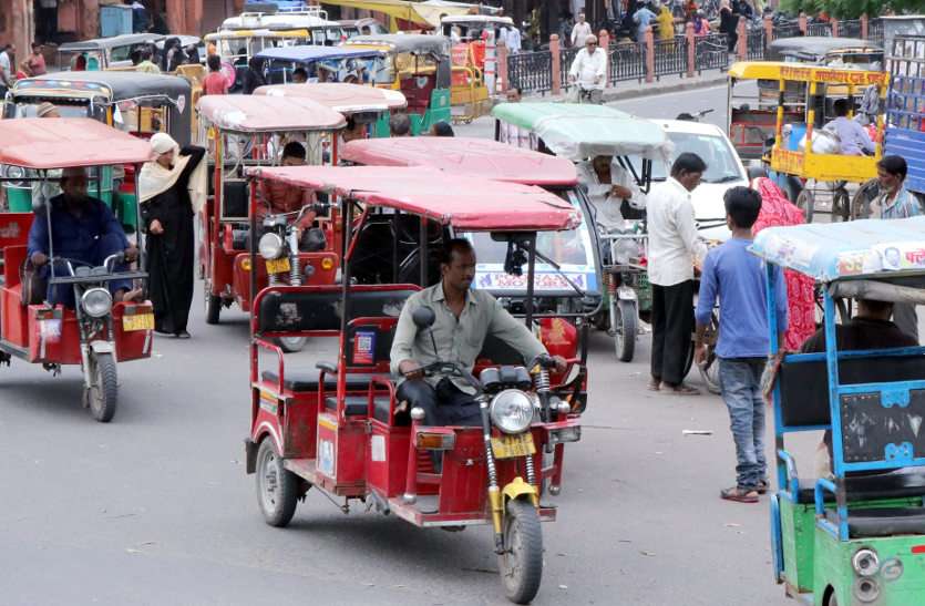 e-ricksah जयपुर में ई-रिक्शा का रूट तय, आठ जोन में बांटे इलाके, आरटीओ ने जारी किया आदेश