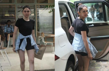 Aditi rao hydari hot pics goes viral स्किनफिट शॉर्ट्स में बोल्ड दिखीं अदिति राव हैदरी, लगाया हॉटनेस का तड़का