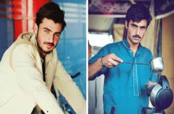 Viral Chai Wala Arshad Khan Is Back At A Dhaaba As A Chai Wala चाय की टपरी पर वापस आया नीली आंख वाला अरशद, कहा- चाय मेरी पहचान है मैं इसे छोड़ नहीं सकता