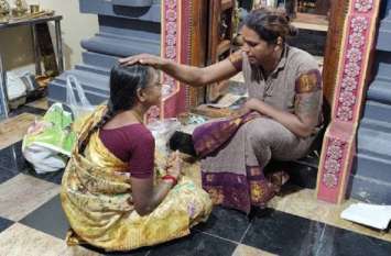 Chennai transgender priestess Ravi Amma ट्रांसजेंडर पुजारी जो लोगों की मुसीबतें करती हैं दूर , 13 साल से भगवान की कर रही हैं आराधना