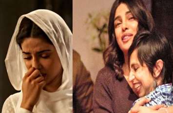 the sky is pink actress priyanka chopra cried on emotional scene शूटिंग के दौरान इस सीन में फूट- फूटकर रोने लगी प्रियंका चोपड़ा, डायरेक्टर ने लगा लिया गले