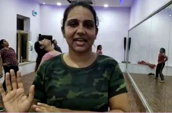 Zumba-fitness with fun changed Namrata Joshi's life जुम्बा-फिटनेस विद फन ने बदल दी नम्रता जोशी की जिंदगी