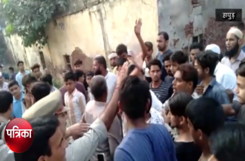 hapur crime news in hindi VIDEO: पुलिस के सामने चली गई इस शख्स की जान, देखते रह गए सिपाही