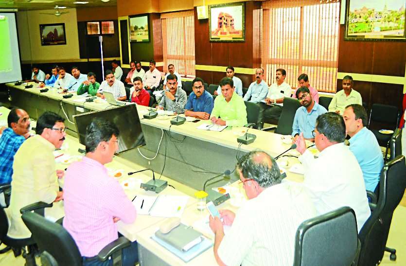nagar nigam officer and gwalior administration meeting