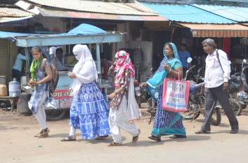 tempracher news neemuch यहां बारिश ने तोड़े सारे रिकार्ड, फिर भी गर्मी के तेवर सुर्ख लाल
