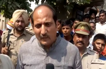 minister suresh rana reached in shamli मृतकों के परिजनों से मिलने पहुंचे कैबिनेट मंत्री सुरेश राणा, परिवार का दिया आश्वासन- देखें वीडियो