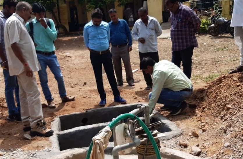 Visit of Deputy Director of Central Water Board जल शक्ति कार्यों का अवलोकन