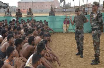Beware of brokers, trust your hard work - VS Chauhan ARMY RECRUITMENT: दलालों से सावधान रहें, अपनी मेहनत पर भरोसा रखें-वीएस चौहान
