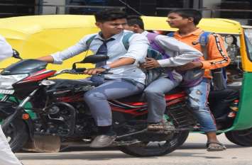 Vehicles driving minors, life in trouble नाबालिग चला रहे वाहन, आफत में जान