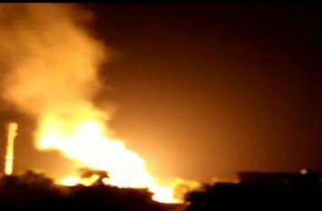 Blast In Gas Cylinder Agency In Bansur Alwar बानसूर में गैस एजेन्सी में लगी आग, एक के बाद एक धमाकों से दहला बानसूर, गैस सिलेंडर में हुए ब्लास्ट