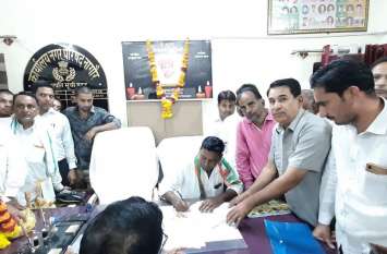 Vice Chairmen Isalamuddin took charge Nagar Parishad Nagaur Chairmen उप सभापति इस्लामुद्दीन ने संभाला नागौर नगर परिषद सभापति का पद भार