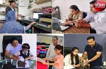 Patrika Bitiya Work 2019 in pali Rajastha बिटिया @ Work : बेटियों ने पिता के ऑफिस पहुंच महसूस किया गर्व, जाना काम-काज, देखें पूरी तस्वीरें...