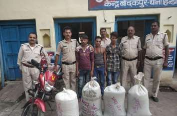 Crop thief in damoh police arrested अनाज चोरी करने वाले आरोपियों को बांदकपुर पुलिस ने किया गिरफ्तार