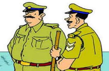 Dabish at four tents of Mandavari, Kanjar jumped from two floors in wa मण्डावरी के चार डेरों पर दबिश, दो मंजिल से पानी में कूद भागे कंजर