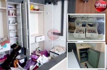 Theft in a house in Nimaz town of Pali district VIDEO : यहां चोरों के हौसले हुए बुलंद, एक के बाद एक वारदात को दे रहे हैं अंजाम