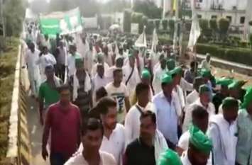 Thousands of farmers reached Delhi before the election,kisan protest Breaking: हजारों किसानों को रोकने के लिए वाटर कैनन, फायर ब्रिगेड, समेत भारी फोर्स तैयार, दिल्ली में घुसने पर रोक