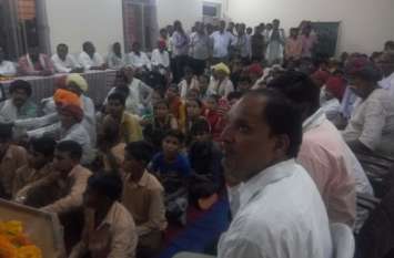 MLA inaugurates classrooms विधायक हरीशचन्द्र मीणा ने कक्षा-कक्षों का किया लोकार्पण, समारोह में शिकयतों का लगा अम्बार