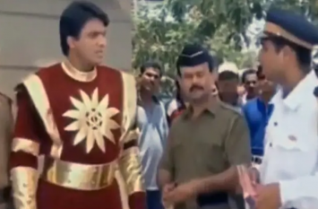 Shaktimaan Challan Video goes viral on internet Viral Video: ट्रैफिक पुलिस ने काट दिया Shaktimaan का भी चालान, थमा दी इतने रुपए की रसीद