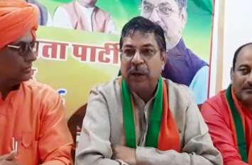 BJP state president Satish Poonia press conference at sikar Watch: प्रदेश में बारी बारी से सरकार बनाने की परंपरा खत्म हो- प्रदेशाध्यक्ष पूनिया